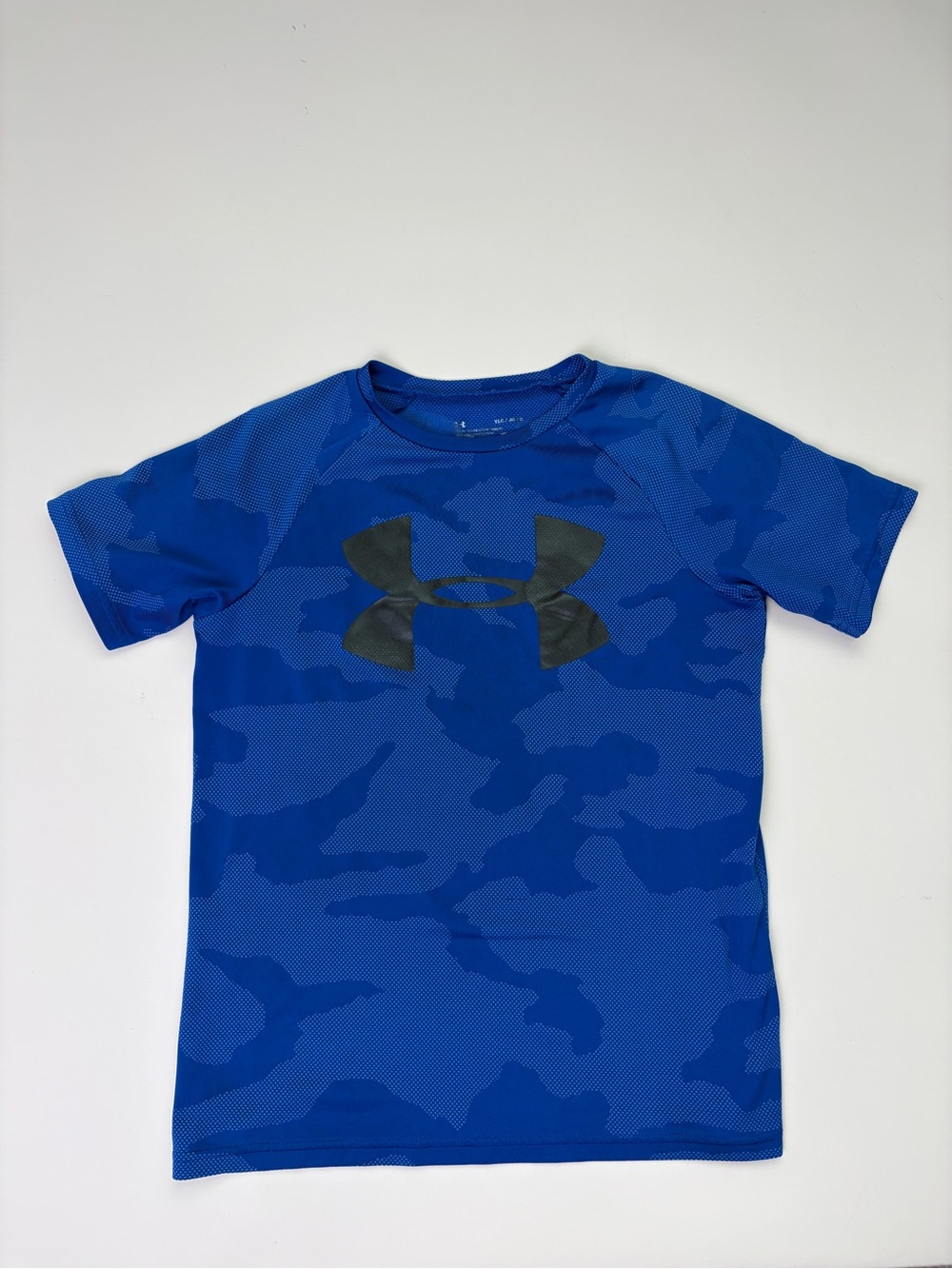 Under Armour Royal Blue Camo Short Sleeve Athletic Tee